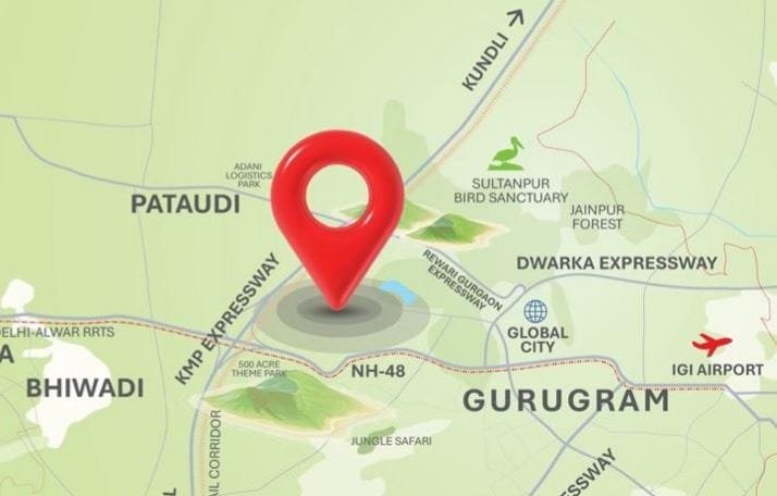 m3m forestia location